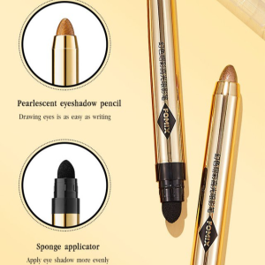Milk Tea Orange Eyeshadow Pen Doubleended Eyeshadow Stick Eyeshadow Thinly Applied and Gentle