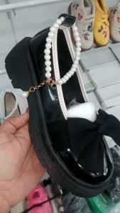 jelly sepatu karet fashion Korea mutiara import model terbaru
