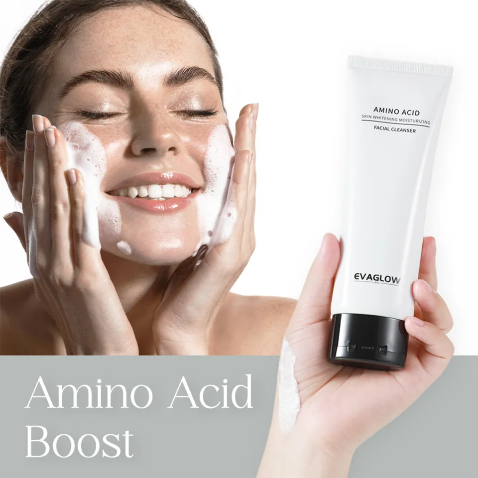 Evaglow Amino Acid Whitening Foam Cleanser 100 ml Deep Cleansing