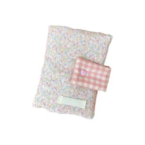 Practical Diary Protective Case Easy to Carry Lovely Bows Book Cover Flower Print Notebook Cover For Daily Organization