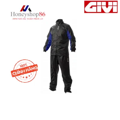 ÁO MƯA BỘ GIVI RRS06.AX-N/M 2 lớp chống thấm tiện dụng HONEYSHOP86