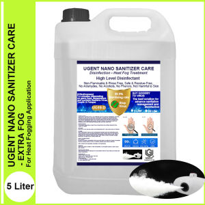 Ugent HOCL Nano Sanitizer 5L | Extra Fog | High-Level Disinfectant for Heat Fogging | 99.9% Sterilizing