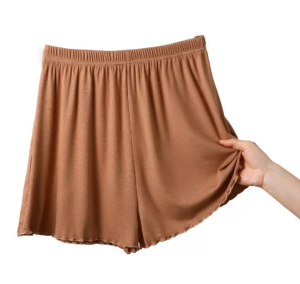 READY STOCK 40KG-180KG Modal Safety Pants Shorts Women Summer loose wide leg trousers high waist