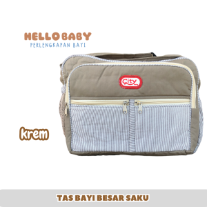 Tas Bayi Besar Multifungsi Double Saku Tas Slempang Bayi Multifungsi Besar