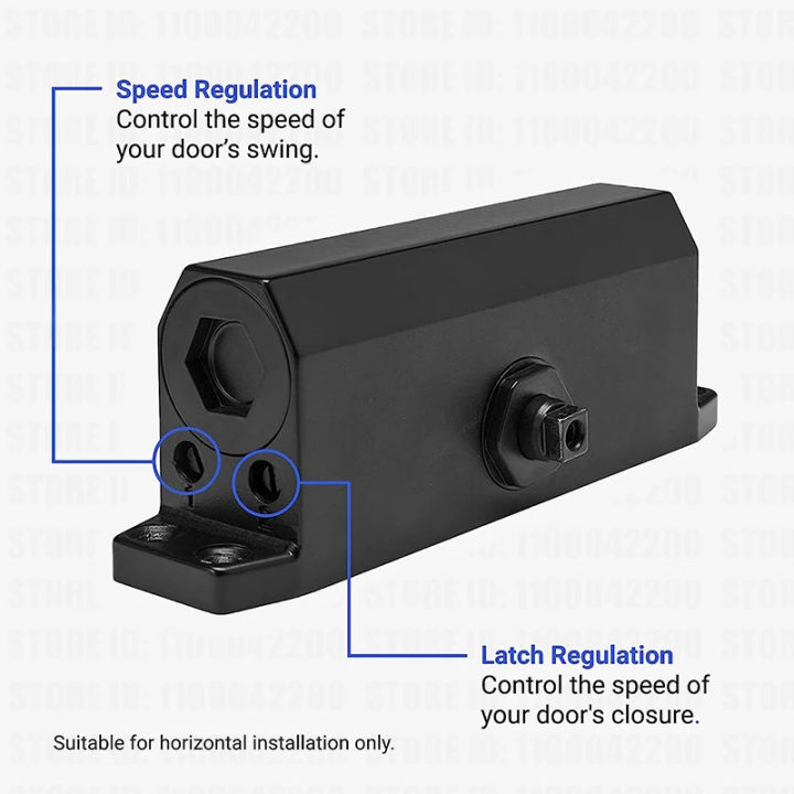 COD 25-85KG Spring Door 90°/180° Automatic Door Closer Hydraulic Spring ...