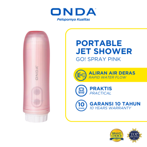 ONDA Bidet Spray Portable Travel PJS 20 Pink Bidet Spray Toilet Semprotan Toilet Duduk Jet Shower Closet Set Sprayer Cuci Cebok Anti Bocor