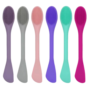 Reusable Silicone Face Brush With Spoon Head For Easy Cream Application And Hygienic Skincare Routine
