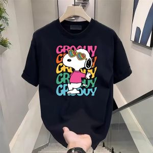 [fashionamericanboy] American size cartoon Snoopy T-shirt oversized aesthetic T-shirt #0322