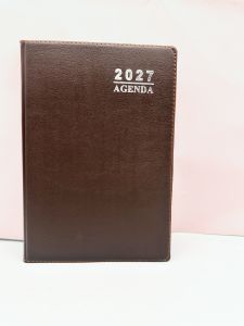 25k 2027 Hot Silver Agenda Diary Hardcover Date/Journal Hardcover Date Diary of the Month Planner
