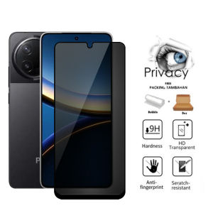 Tempered Glass Layar Privacy POCO F7 PRO 5G Anti Gores Kaca Spy