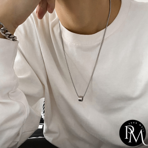 PM1988⚡พร้อมส่ง💯 สร้อยคอไทเทเนียม  สําหรับผู้ชาย ไม่ลอกไม่ดำ ไม่ซีดจาง สร้อยผุ้ชาย สร้อยสแตนเลส สร้อยคอฮิปฮอป สร้อยฮิปฮอป