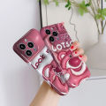 Hontinga All-inclusive Film Casing For infinix Hot 12 Play 11 10 Play Hot 9 Play Note 12 G96 Smart 6 Case Korean film Phone Case Cartoon Lotso Bear Back Casing lens Protector Design Hard Cases Shockproof Shell Full Cover Casing For Girls. 