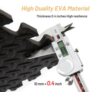 6x HEAVY DUTY INTERLOCKING PUZZLE MAT Exercise GYM Kitchen Restroom Floor rubber tiles bedroom matt