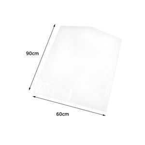 10Pcs Clothes Cover Storage Bag Dust Cover Wardrobe Transparent Thick Plastic Storage Bag Dry Clean Clothes Protector Bag