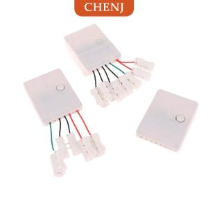 [COD] CHENJ ไฟสาย LED แบบ2 4ทาง8โหมดหรี่ EK-04แบบกะพริบแถบยืดหยุ่นริบบิ้นไฟจำลองสวิตช์ควบคุมแบบปรับได้