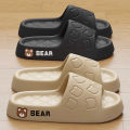 Unisex Slipper Summer Korean-Style Cute Cartoon Bear In/outdoor 2406#. 