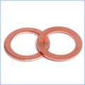 [BKN GFKGH HJGL 178] M5 M6 M8 M10 M12 M14 M16 M18 M20 M22 M24 8-40P Copper Metric Flat Crush Sealing Washers 24 sizes Boat Red Brass Seal Ring Gasket. 