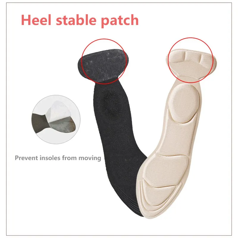 Women Massage High Heels Insole Comfortable Anti-pain Breathable Cushion  Shock Insoles 35-40