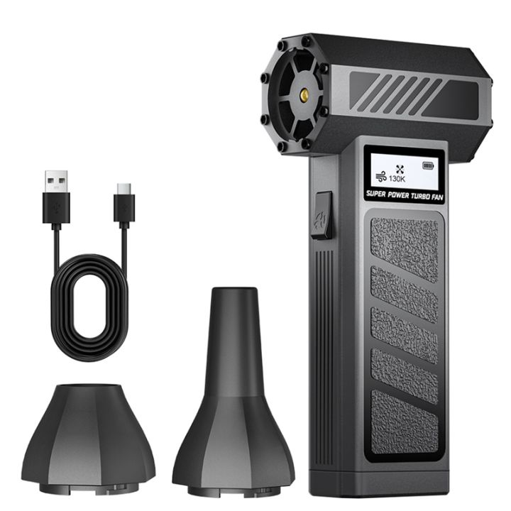 130000RPM Mini Turbo Jet Fan Electric Air Duster 3 Gear Portable Violent Blower With Car Cleaning | Philippines