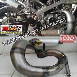 KNALPOT NINJA 2 TAK R RR SS UDANG TRAIL PNP RANGKA STANDAR KTM KLX CRF TS MODEL KTM PLAT KARAT ORIGINAL BY Babeng Jaya Racing