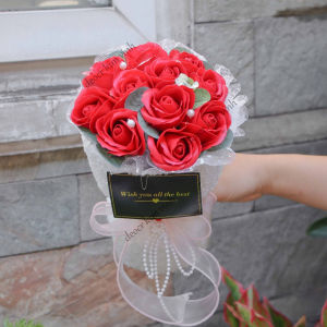 Bó Hoa Hồng Sáp Thơm BN12 (Kèm Thiệp) Dùng Làm Quà Tặng Dịp Lễ Sinh Nhật TTNTSS030