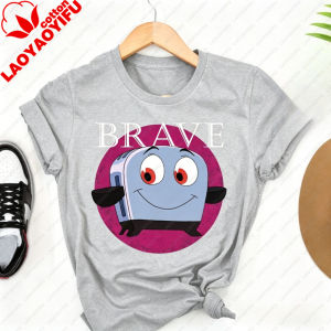 [Local Stock] HBESTY  Brave Little Toaster Cotton T-Shirt 90s Nostalgia Be Brave Inspirational Shirt for Encouragement and Courage Be Strong Shirt