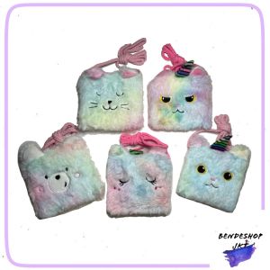 TAS SELEMPANG MINI UNICORN KUCING BULU 4D