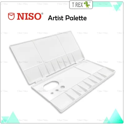 Niso Artist Palette / Water Color Palette / Watercolour Plate / Folding Palette / Plastic Palette Box / Oil Paint Tray