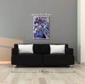 Poster XJumbo MOBILE SUIT GUNDAM : FREEDOM GUNDAM & JUSTICE GUNDAM #XJFJP545 - ukuran 51 x 75 cm. 