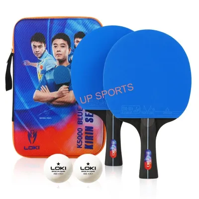 Loki Table Tennis Racket Double Rackets Training Professional Competition High Elastic FL / CS For Students AdultFast shipping