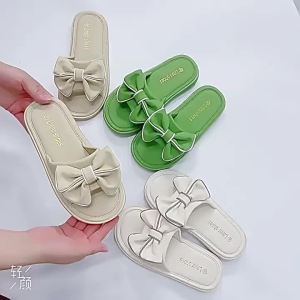 WomenS New Soft Sole Sandals For Summer Outdoor Wear With Bowknot