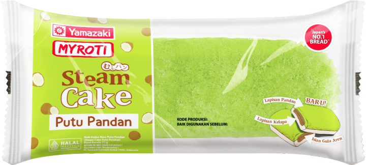 Myroti Kue Bolu Putu Pandan Yamazaki Steam Cake Putu Pandan