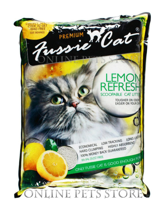 FUSSIE CAT Cat Litter Lemon 10L Lazada