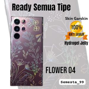 Skin Hydrogel Flower Rainbow SAMSUNG Z Flip6 Z Flip5 Z Flip4 Z Flip3 Z Flip2 Z Flip1 Back Garskin Hidrogel Pelindung Belakang Full Cover Bunga Leaf/Daun Aurora Hologram Transparan Anti Gores Jamur Case Protector Galaxy Baru ZFlip Flip 6 5 4 3 2 1 5G