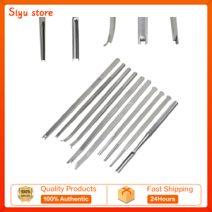 Stainless Steel Nose Chisel Shovel Nasal Bone Knife Nasal Bone Chisel Nose Shaping Tool Left Right Head Orthopedic Instrument
