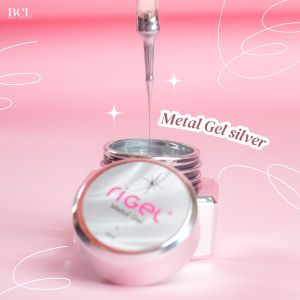 RIGEL -  Pot Metal Gel 15ml | Efek Metalic Kuku