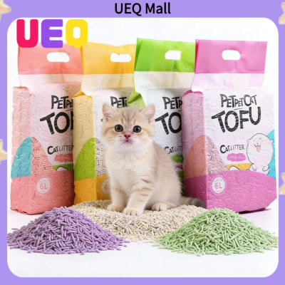 【UEQ】YTL ทรายแมวเต้าหู้ 6L ลิตร จากกากถั่วเหลืองธรรมชาติ