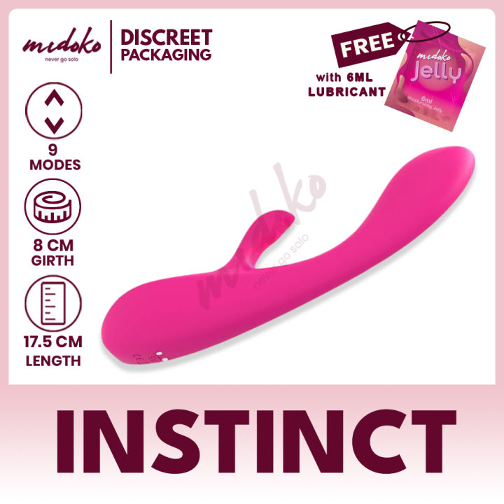Midoko Hinako Instinct 9-Speed Waterproof Vibrator Vaginal Penetrator and  Clit Stimulator Sex Toys For Girls Sex Toys For Women Rose Pink | Lazada PH