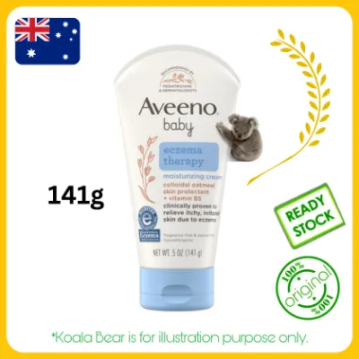 CLEARANCE (Expiry: May 2025) BUY 1 FREE 1 [Made in Australia] Aveeno Baby Eczema Therapy Moisturizing Cream 141g 206g 354ml - Koala Care