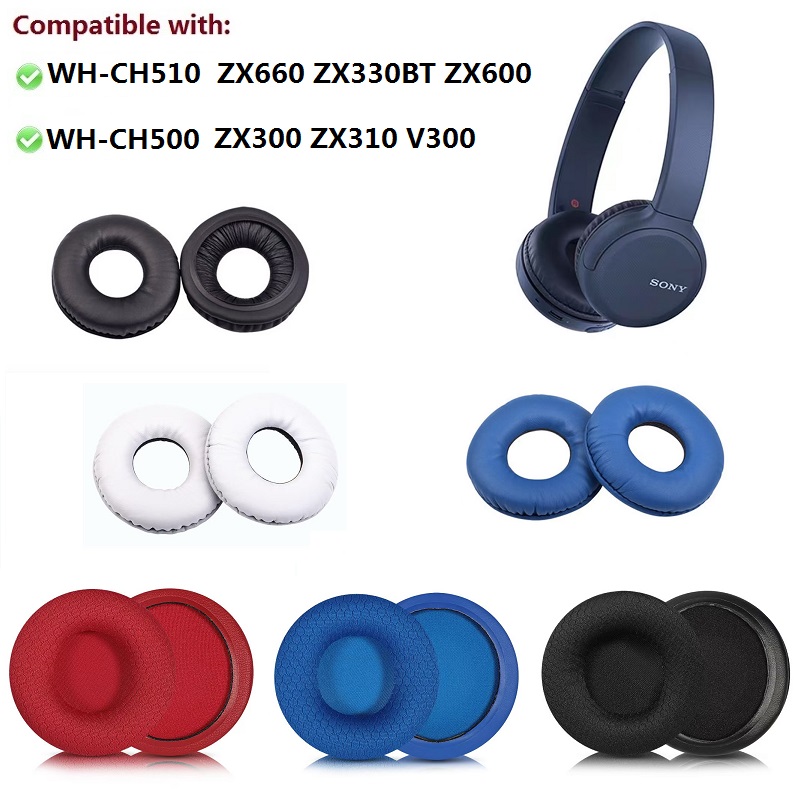 Ear Pads For SONY WH-CH500 WH-CH510 ZX330BT ZX600 ZX660 ZX300 V300