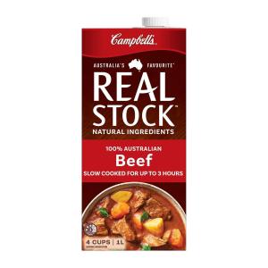 Campbells Real Stock Beef (1L)