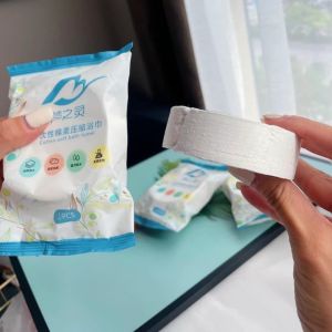 Khăn Tắm Nén Du Lịch 70x140cm Bằng Cotton Siêu Gọn và Tiện Lợi