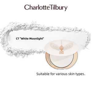 Charlotte Tilbury Airbrush Flawless Finish Setting Powder Micro Powder for Airbrush Effect Makeup Blurs Fine Lines Controls Shine 3 Shades Available (01 Bright White / 02 Natural White / White Moonlight)