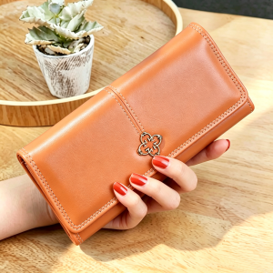 Wallet Womens Small Three Folding Student Mini Wallet Korean Version Multifunctional Multi-card Card Holder Coin Purse