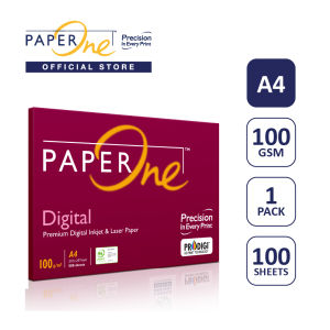 PaperOne Kertas A4 100gr Digital Retail Pack (100 lembar) Kertas HVS
