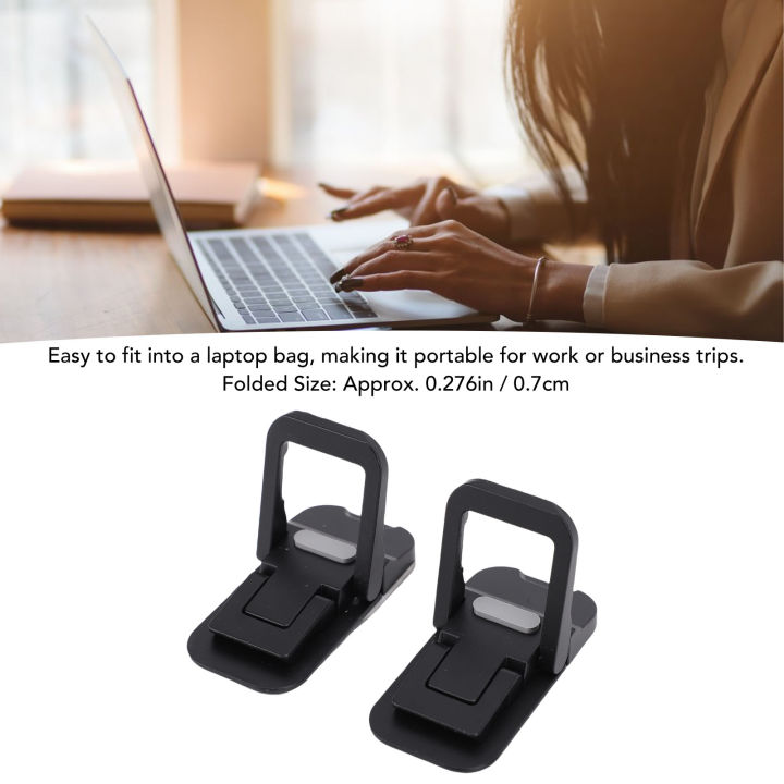 Portable Laptop Riser Rugged Foldable Self Adhesive Notebook Stand for ...