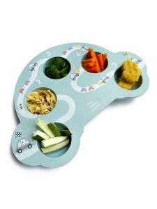 My Story Plate eco-friendly 5-pod feeding plate for BLW picky eaters slow eaters 6 months to 6 years old