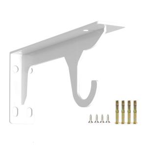 High Strength Triangles Shelf Brackets Cold Rolled Steel Wall Mount Hardware for Heavy Storage Solution Daily Use