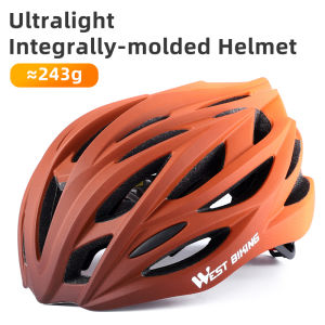 WEST BIKING Bicycle Helmet Lightweight Cycling Helmet Electric Bike Integrated Ultralight Shockproof Bicycle Helmet Breathable MTB Road Bike Safety Helmet For Men Women Cycling Equipment