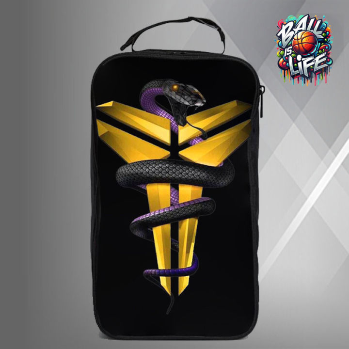 Graphic Design Fashion Kobe Black Mamba Design basketball shoe bag traveling sports shoes bag organaizer storage dust bag and traveling accesories bag on sale today Lazada Lazada PH